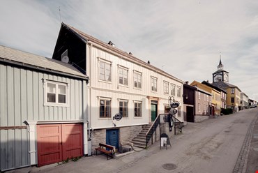 Fasaden av Vertshuset Røros